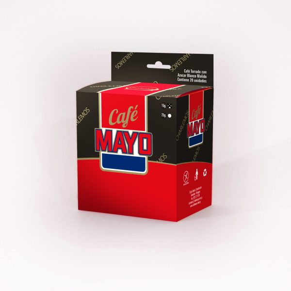 Café Mayo Torrado Con Azucar Blanco Molido 15 gr. Caja (20 Unidades)